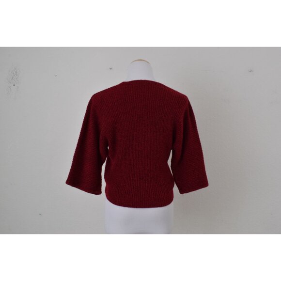 Vintage 90s Cranberry Sweater /Top - Picture 7 of 9